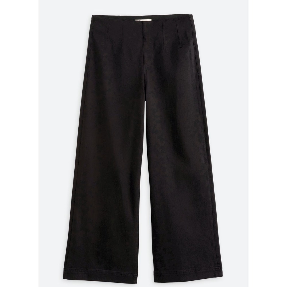 Cosmic Blue Love Noelle High Rise Wide Leg Pants Black Size 29 NWT - Picture 2 of 9